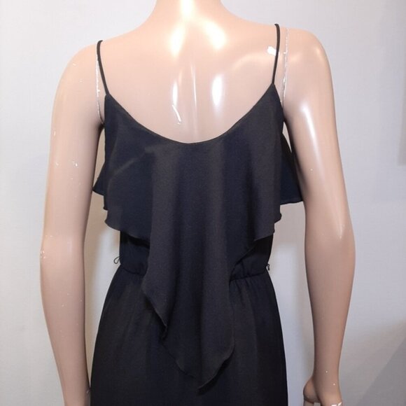 Behave Maxi Dress Draped Ruffled Flounce Spaghetti Strap Elastic Waist Sleeveles - Picture 7 of 12